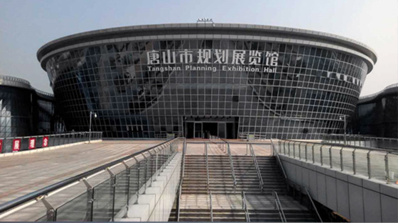 東芝電梯服務唐山市規劃展覽館，品質與服務獲客戶好評