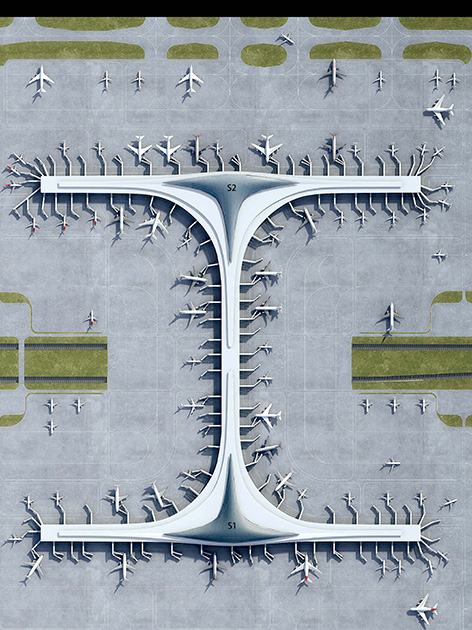 上海浦東國(guó)際機(jī)場(chǎng)衛(wèi)星廳