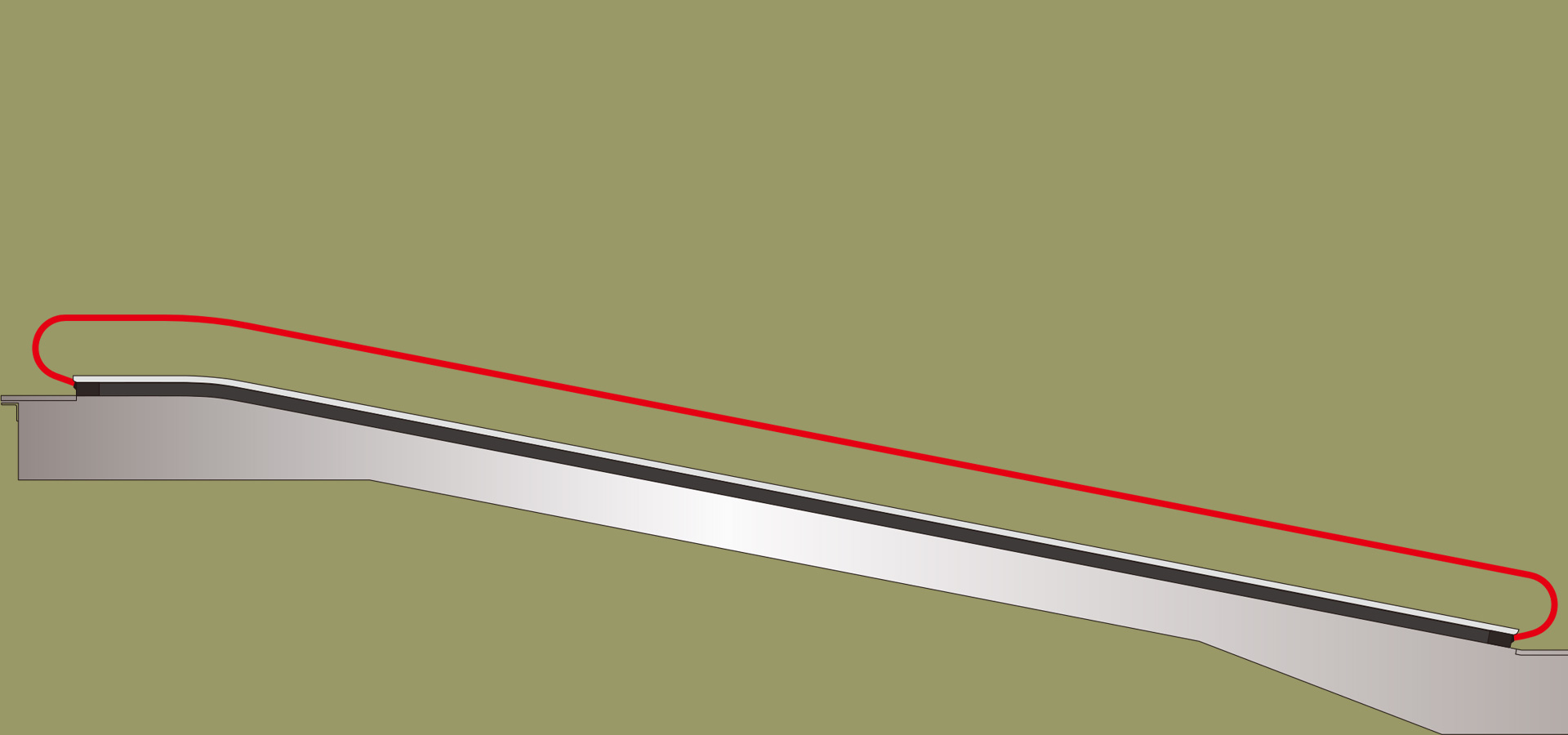 傾斜式自動人行道