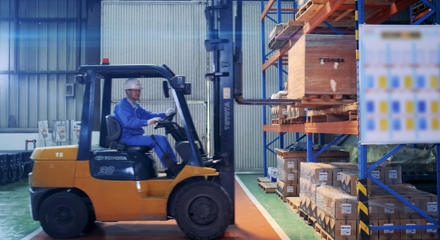 迅捷的零配件供應體系