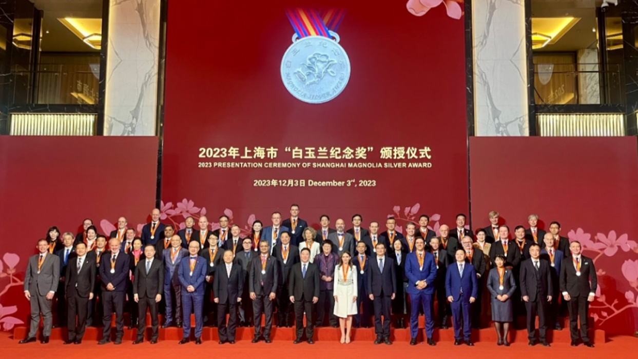 喜報 東芝電梯野杁朗友先生榮獲2023年上海市“白玉蘭紀念獎”
